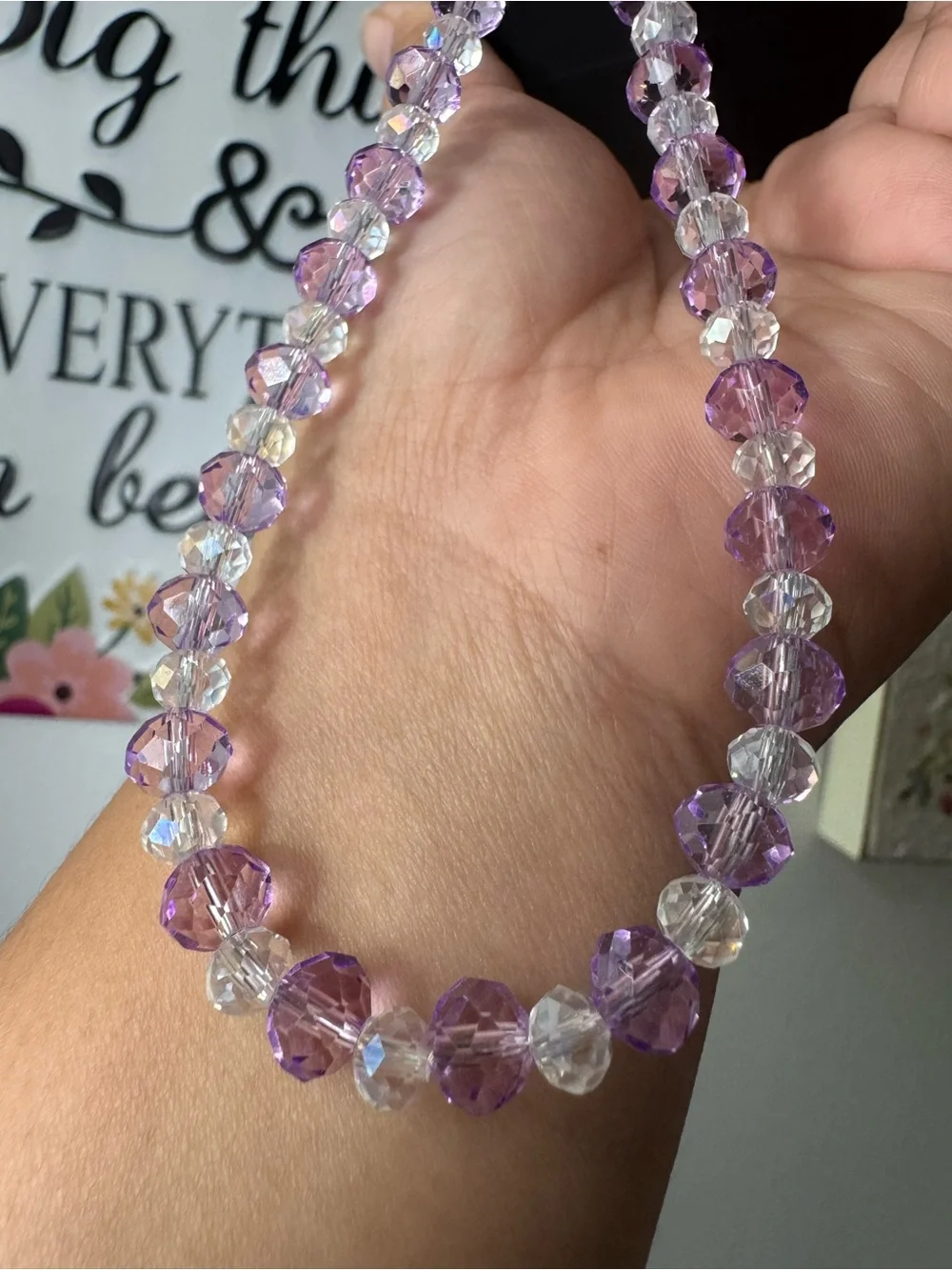 Bling Bling Crystal and Purple Phone/Key/Bag Chain #P1067